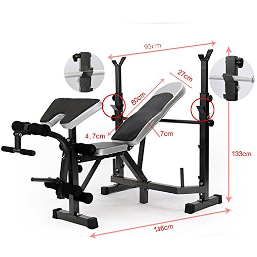 Genérico. Plegable y Ajustable para ti, Gimnasio, Multi Gimnasio, Ion F en el Pecho, Pierna, Peso en el Banco de Entrenamiento, en el Pecho Genérico. Plegable y Ajustable para ti, Gimnasio, Multi Gimnasio, Ion F en el Pecho, Pierna, Peso en el Banco de Entrenamiento, en el Pecho