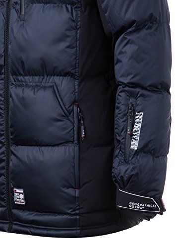 Geographical Norway – Chaqueta de plumas, chaqueta de invierno exterior, chaqueta funcional para hombre azul marino Small Geographical Norway – Chaqueta de plumas, chaqueta de invierno exterior, chaqueta funcional para hombre azul marino Small