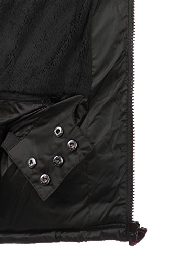 Geographical Norway – Chaqueta de plumas, chaqueta de invierno exterior, chaqueta funcional para hombre negro/negro M