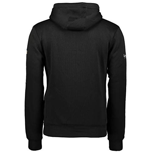 Geographical Norway Gymclass - Sudadera con Capucha para Hombre, Negro, M