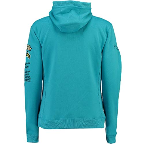 Geographical Norway Sudadera DE Hombre GYMCLASS Turquesa M Geographical Norway Sudadera DE Hombre GYMCLASS Turquesa M
