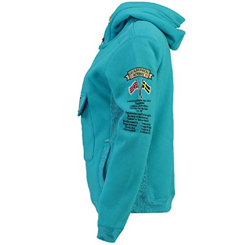 Geographical Norway Sudadera DE Mujer GYMCLASS Azul Cielo L Geographical Norway Sudadera DE Mujer GYMCLASS Azul Cielo L