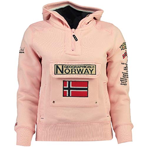 Geographical Norway Sudadera DE Mujer GYMCLASS Rosa Claro M