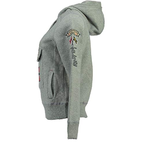 Geographical Norway Sudadera GYMCLASS DE Mujer Gris Melange Talla L