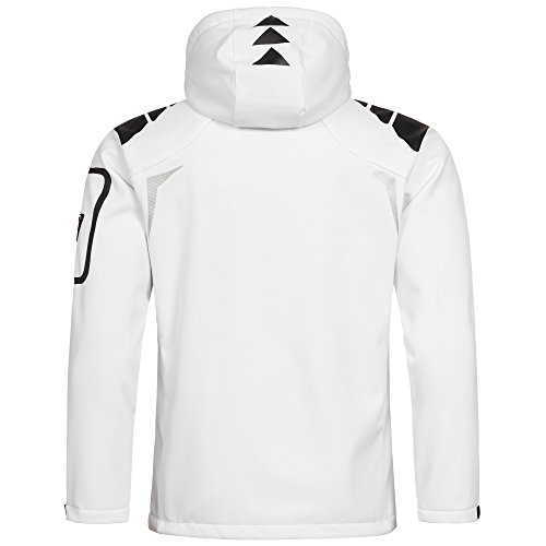 Geographical Norway Techno - Chaqueta funcional de exteriores para hombre (softshell) Blanco. XL