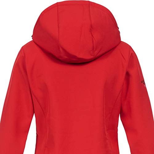 Geographical Norway Touna B - Chaqueta de tejido softshell con capucha para mujer rojo L