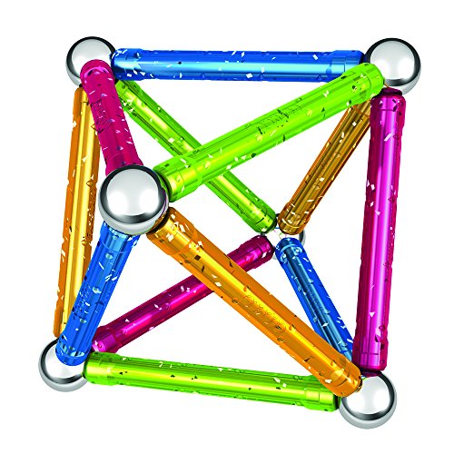 Geomag Classic Glitter Construcciones magnéticas y juegos educativos, 30 piezas (531), Multicolor Geomag Classic Glitter Construcciones magnéticas y juegos educativos, 30 piezas (531), Multicolor