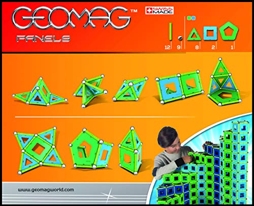 Geomag- Classic Panels Juego de Construcción Educativo, Multicolor, 32 piezas (460) , color/modelo surtido