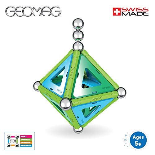 Geomag- Classic Panels Juego de Construcción Educativo, Multicolor, 32 piezas (460) , color/modelo surtido