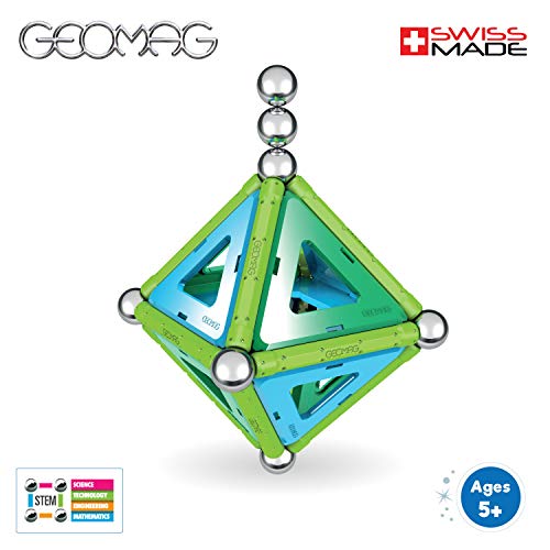 Geomag- Classic Panels Juego de Construcción Educativo, Multicolor, 32 piezas (460) , color/modelo surtido Geomag- Classic Panels Juego de Construcción Educativo, Multicolor, 32 piezas (460) , color/modelo surtido