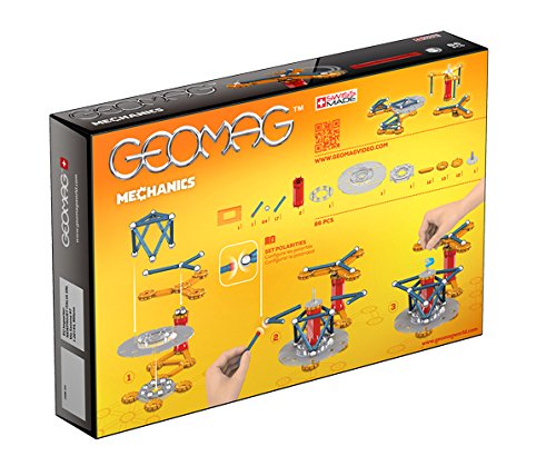 Geomag Mechanics Juego de construcción de 86 piezas (721), Multicolor