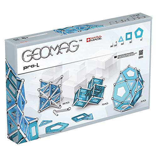Geomag Pro-L Construcciones magnéticas y juegos educativos, 110 Piezas (24), Multicolor Geomag Pro-L Construcciones magnéticas y juegos educativos, 110 Piezas (24), Multicolor