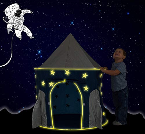 Georgie Porgy Casa de Juego Plegable para Niños Portátil Tienda Castillo Jardín de Juguete al Aire Libre de Interior Cohete (Fluorescencia) Gratis para luz LED + Niños Tatuaje Pegatina *2 Georgie Porgy Casa de Juego Plegable para Niños Portátil Tienda Castillo Jardín de Juguete al Aire Libre de Interior Cohete (Fluorescencia) Gratis para luz LED + Niños Tatuaje Pegatina *2