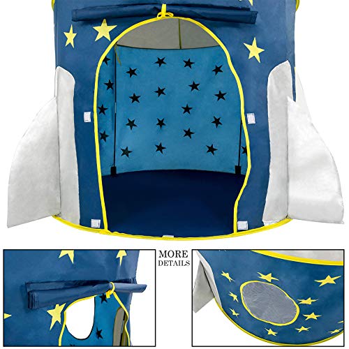 Georgie Porgy Casa de Juego Plegable para Niños Portátil Tienda Castillo Jardín de Juguete al Aire Libre de Interior Cohete (Fluorescencia) Gratis para luz LED + Niños Tatuaje Pegatina *2 Georgie Porgy Casa de Juego Plegable para Niños Portátil Tienda Castillo Jardín de Juguete al Aire Libre de Interior Cohete (Fluorescencia) Gratis para luz LED + Niños Tatuaje Pegatina *2