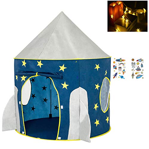 Georgie Porgy Casa de Juego Plegable para Niños Portátil Tienda Castillo Jardín de Juguete al Aire Libre de Interior Cohete (Fluorescencia) Gratis para luz LED + Niños Tatuaje Pegatina *2 Georgie Porgy Casa de Juego Plegable para Niños Portátil Tienda Castillo Jardín de Juguete al Aire Libre de Interior Cohete (Fluorescencia) Gratis para luz LED + Niños Tatuaje Pegatina *2