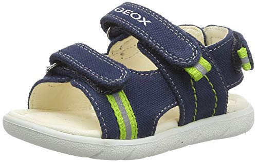 Geox B Sandal ALUL Boy C, Sandalias de Punta Descubierta Bebé-Niños, Azul (Navy C4002), 21 EU