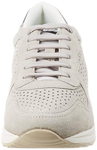 Geox D AIRELL B, Zapatillas Mujer, Gris (Lt Grey C1010), 37 EU