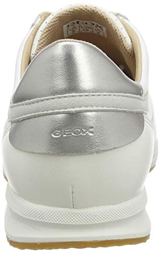 Geox D Avery C, Zapatillas Mujer, Blanco (White C1000), 39 EU