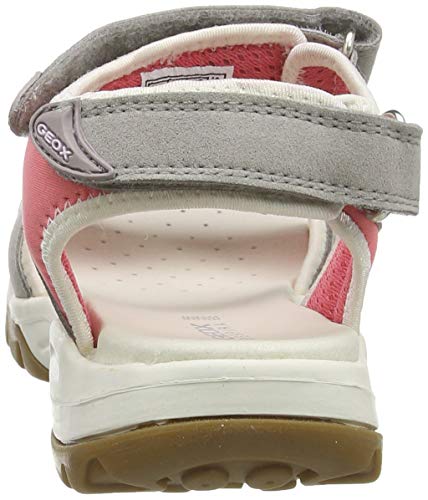 Geox D Borealis A, Sandalia con Pulsera para Mujer, Gris (Lt Grey C1010), 40 EU Geox D Borealis A, Sandalia con Pulsera para Mujer, Gris (Lt Grey C1010), 40 EU