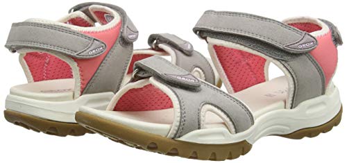 Geox D Borealis A, Sandalia con Pulsera para Mujer, Gris (Lt Grey C1010), 40 EU Geox D Borealis A, Sandalia con Pulsera para Mujer, Gris (Lt Grey C1010), 40 EU