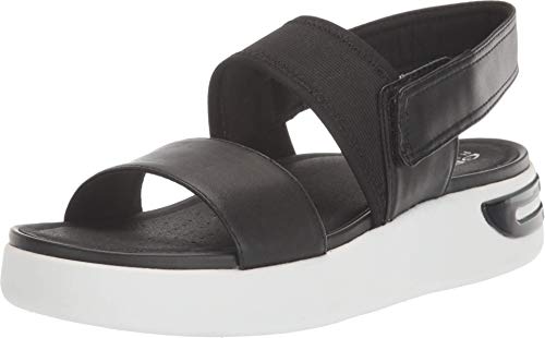 Geox D Ottaya Sandal B, Sandalias de Talón Abierto para Mujer, Negro (Black C9999), 36 EU