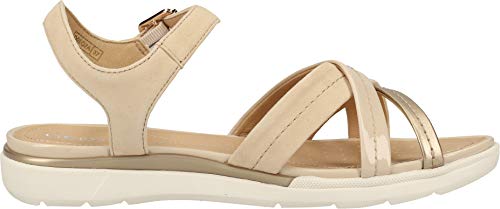 Geox D Sandal Hiver A, Sandalias con Punta Abierta para Mujer, Beige (Sand/Champagne C5zb5), 39 EU Geox D Sandal Hiver A, Sandalias con Punta Abierta para Mujer, Beige (Sand/Champagne C5zb5), 39 EU