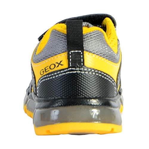 GEOX J ANDROID BOY A BLACK/YELLOW Boys' Trainers Low-Top Trainers size 27(EU)
