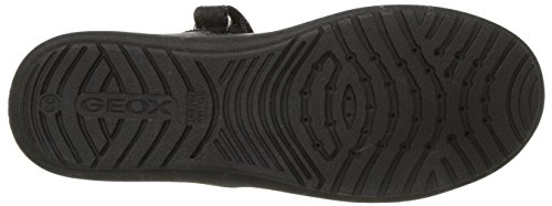 Geox J HADRIEL Girl C, Bailarinas con Correa de Tobillo Niñas, Negro (Black C9999), 32