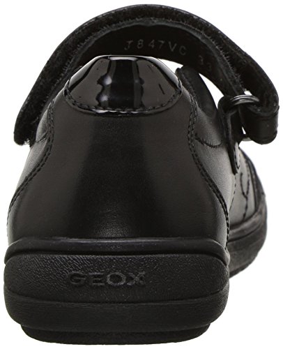 Geox J HADRIEL Girl C, Bailarinas con Correa de Tobillo Niñas, Negro (Black C9999), 32