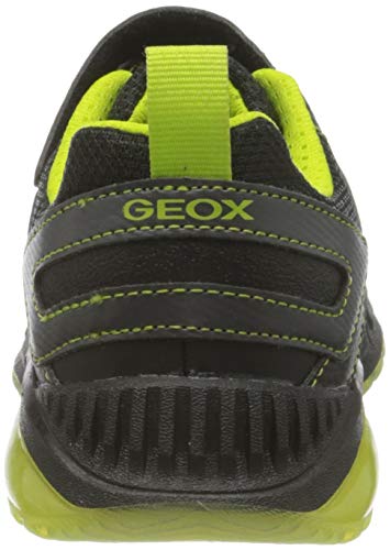 GEOX J SPAZIALE BOY A BLACK/LIME Boys' Trainers Low-Top Trainers size 24(EU)