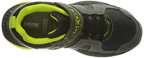 GEOX J SPAZIALE BOY A BLACK/LIME Boys' Trainers Low-Top Trainers size 24(EU)