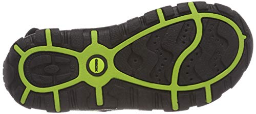 Geox JR Sandal Strada A, Sandalias con Punta Abierta Niños, Black (Black/Lime Green C9b3s), 28 EU Geox JR Sandal Strada A, Sandalias con Punta Abierta Niños, Black (Black/Lime Green C9b3s), 28 EU