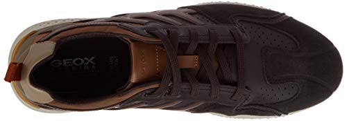 GEOX U SNAKE.2 B COFFEE/DK COFFEE Men's Trainers Low-Top Trainers size 45(EU) GEOX U SNAKE.2 B COFFEE/DK COFFEE Men's Trainers Low-Top Trainers size 45(EU)