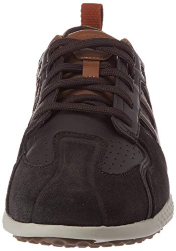 GEOX U SNAKE.2 B COFFEE/DK COFFEE Men's Trainers Low-Top Trainers size 45(EU)