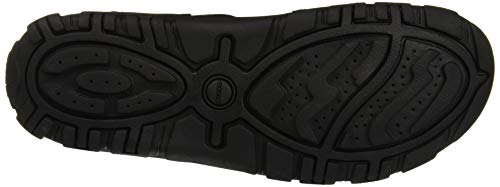 Geox UOMO Sandal Strada A, Sandalias con Punta Abierta Hombre, Black (Black C9999), 45 EU