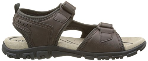 Geox Uomo Sandal Strada A - Sandalias para hombre, MARRÃFÂ³N (DK COFFEE), 41