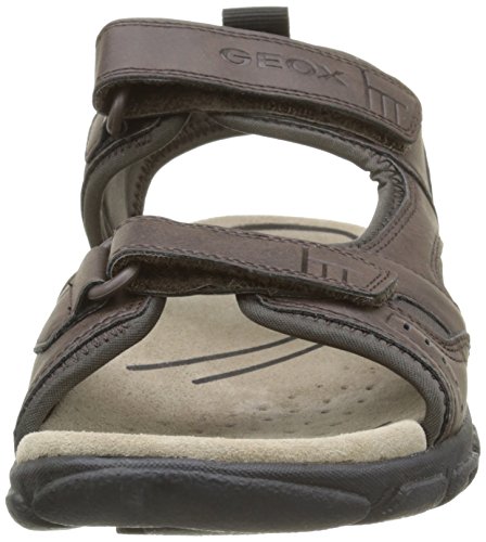 Geox Uomo Sandal Strada A - Sandalias para hombre, MARRÃF³N (DK COFFEE), 41 Geox Uomo Sandal Strada A - Sandalias para hombre, MARRÃF³N (DK COFFEE), 41