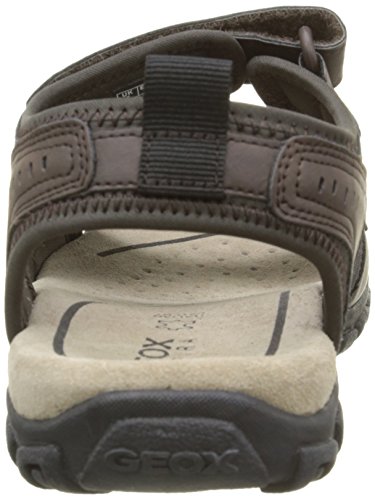 Geox Uomo Sandal Strada A - Sandalias para hombre, MARRÃFÂ³N (DK COFFEE), 41