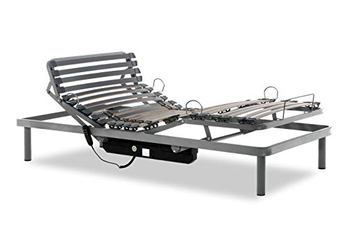 Gerialife® Cama articulada con colchón Sanitario viscoelástico Impermeable (90x190) Gerialife® Cama articulada con colchón Sanitario viscoelástico Impermeable (90x190)