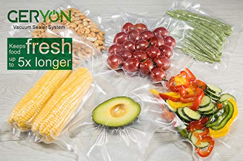 GERYON Envasador al Vacío Doméstica y Profesional con Cortador, Sellador de Bolsas Automático para Conservación de Alimentos Secos y Húmedos con Kit para Principiantes (Negro) GERYON Envasador al Vacío Doméstica y Profesional con Cortador, Sellador de Bolsas Automático para Conservación de Alimentos Secos y Húmedos con Kit para Principiantes (Negro)