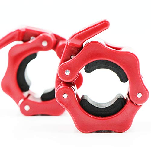 gexu Collares para Barra Abrazaderas Sujetadores para Mancuernas de 25 mm Antideslizante de Liberación Rápida para Entrenamiento de Levantamiento de Pesas Accesorios de Entrenamiento Físico. gexu Collares para Barra Abrazaderas Sujetadores para Mancuernas de 25 mm Antideslizante de Liberación Rápida para Entrenamiento de Levantamiento de Pesas Accesorios de Entrenamiento Físico.