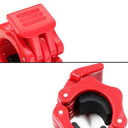gexu Collares para Barra Abrazaderas Sujetadores para Mancuernas de 25 mm Antideslizante de Liberación Rápida para Entrenamiento de Levantamiento de Pesas Accesorios de Entrenamiento Físico. gexu Collares para Barra Abrazaderas Sujetadores para Mancuernas de 25 mm Antideslizante de Liberación Rápida para Entrenamiento de Levantamiento de Pesas Accesorios de Entrenamiento Físico.