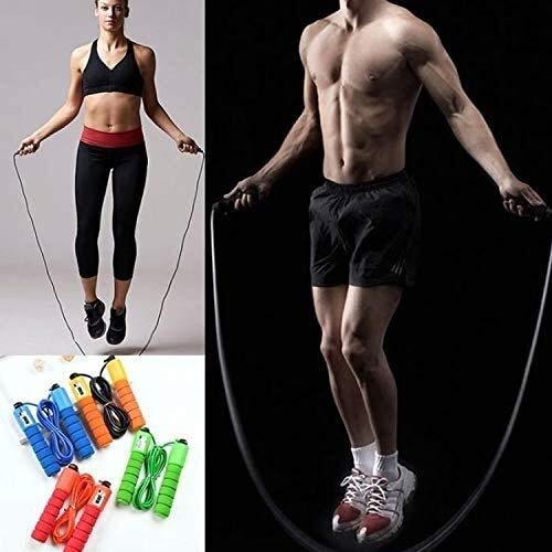 GEZHU Cuerdas for Saltar con Contador Fitness Deportivo Ajustable Velocidad de conteo rápido Salto Saltar Saltar la Cuerda de Alambre (Verde) Práctico Equipo de Gimnasia en el hogar. (Color : Blue) GEZHU Cuerdas for Saltar con Contador Fitness Deportivo Ajustable Velocidad de conteo rápido Salto Saltar Saltar la Cuerda de Alambre (Verde) Práctico Equipo de Gimnasia en el hogar. (Color : Blue)