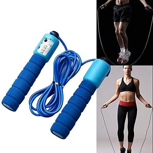 GEZHU Cuerdas for Saltar con Contador Fitness Deportivo Ajustable Velocidad de conteo rápido Salto Saltar Saltar la Cuerda de Alambre (Verde) Práctico Equipo de Gimnasia en el hogar. (Color : Blue) GEZHU Cuerdas for Saltar con Contador Fitness Deportivo Ajustable Velocidad de conteo rápido Salto Saltar Saltar la Cuerda de Alambre (Verde) Práctico Equipo de Gimnasia en el hogar. (Color : Blue)
