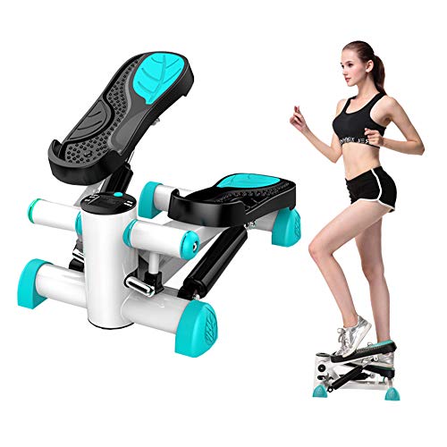 GFYWZ Mini Stepper Twist Stair Stepper Fitness Cardio Exercise Trainer para Entrenamiento En Interiores,Azul