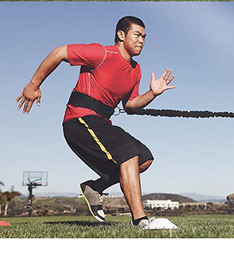 GGPOWER Escalera de Agilidad Ajustable para Entrenamiento de Alta Intensidad, Boxeo, fútbol Banda de Resistencia elástica 360 Corriendo GGPOWER Escalera de Agilidad Ajustable para Entrenamiento de Alta Intensidad, Boxeo, fútbol Banda de Resistencia elástica 360 Corriendo