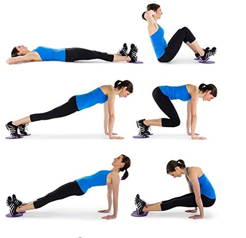 GGPOWER Sliders de Ejercicio Fitness Abdominales para Abs Entrenamiento Discos Deslizantes Gliding Discs GGPOWER Sliders de Ejercicio Fitness Abdominales para Abs Entrenamiento Discos Deslizantes Gliding Discs