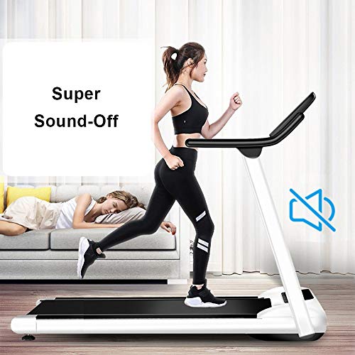 GGXX Cinta De Correr EléCtrica Plegable para El Hogar, PequeñA Oficina Caminadora Bluetooth Equipo Fitness Ultrafino Silencioso 1~10 Km Velocidad Ajustable Pantalla LCD GGXX Cinta De Correr EléCtrica Plegable para El Hogar, PequeñA Oficina Caminadora Bluetooth Equipo Fitness Ultrafino Silencioso 1~10 Km Velocidad Ajustable Pantalla LCD