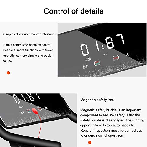 GGXX Cinta De Correr EléCtrica Plegable para El Hogar, PequeñA Oficina Caminadora Bluetooth Equipo Fitness Ultrafino Silencioso 1~10 Km Velocidad Ajustable Pantalla LCD