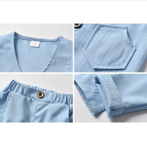 GHQYP Regalos para Bebes De 1 Año,Little Gentleman Outfits Conjuntos de 3 Piezas para 9-48 Meses,Blue,80(9-12Months) GHQYP Regalos para Bebes De 1 Año,Little Gentleman Outfits Conjuntos de 3 Piezas para 9-48 Meses,Blue,80(9-12Months)